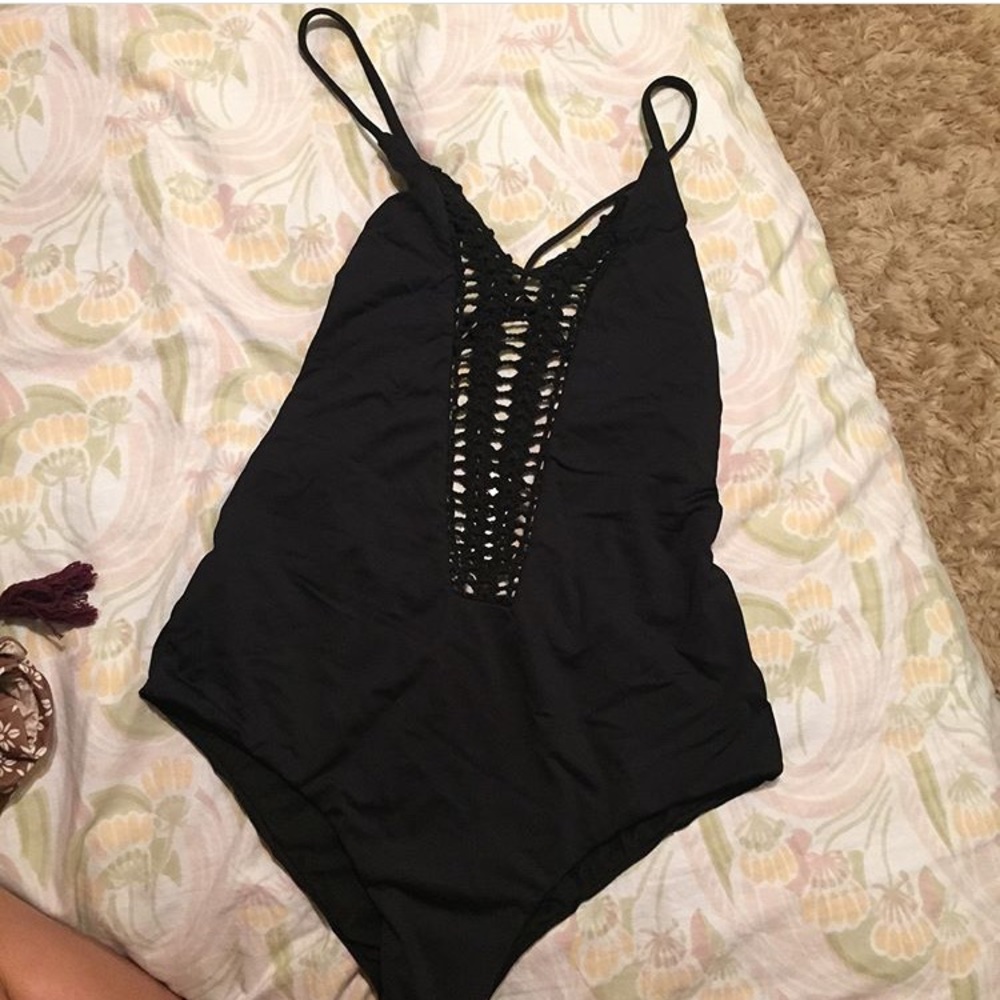 Black billabong one piece